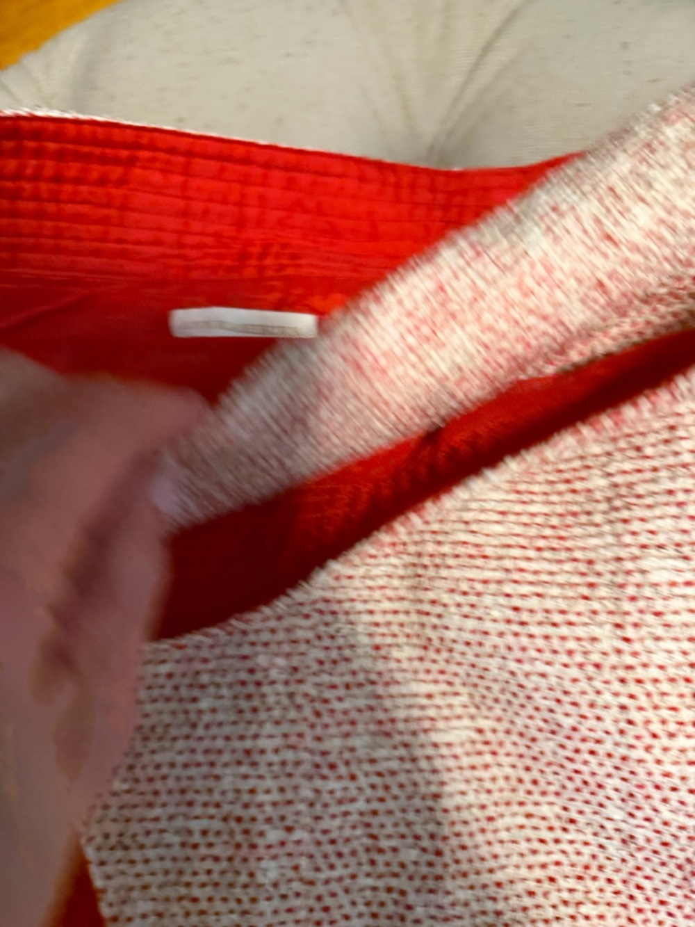 ANN MASHBURN Pink Tweed Pencil Skirt with Red Waist Tie - Picture 2 of 4